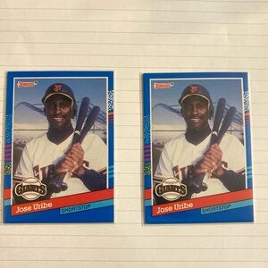 Donruss Baseball Cards - Jose Uribe 1991
